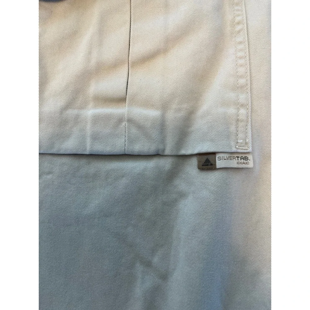 Levis Silver Tab Khaki Cargo Pants Mens Size 33x34 Relaxed Fit 90s Retro‎